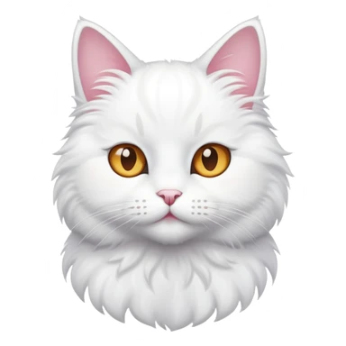 Coquette white cat sticker
