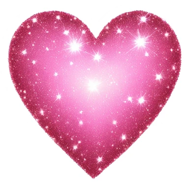 Sparkles heart sticker