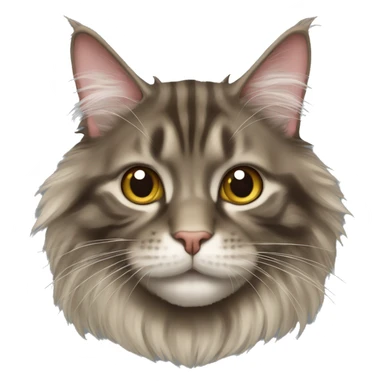 Maine coon cat sticker