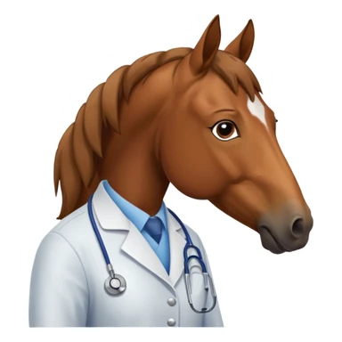 Horse doctor sticker