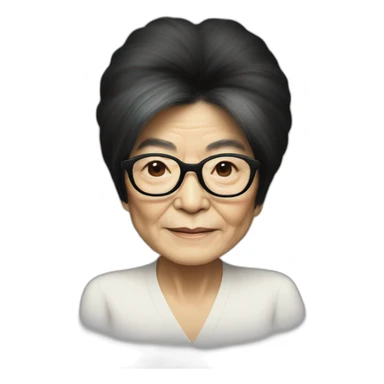 yoko ono sticker