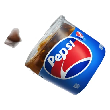 smiley with pepsi in hand sticker