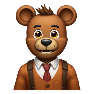 freddy fazbear low taper fade sticker