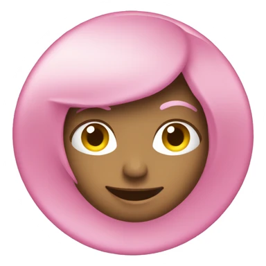 disque couleur rose sticker