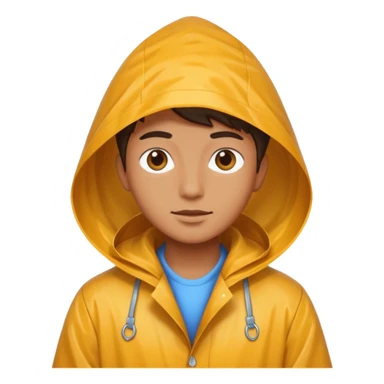 Raincoat Pedestrian sticker