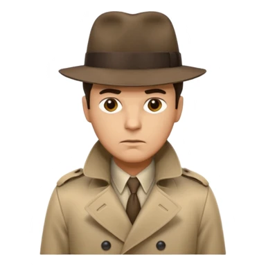 detective, latin sticker