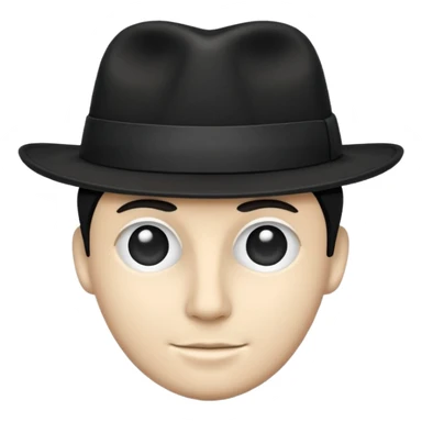 And a white stripe Black Fadora with no man or face or assecorys sticker