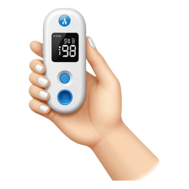 diabetes finger tester sticker
