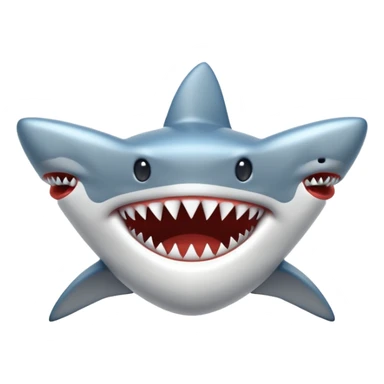 sharks tooth golf logo sticker