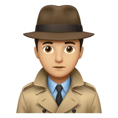 detective, latin sticker