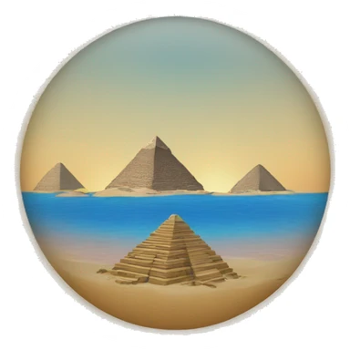 Egypt pyramid sticker