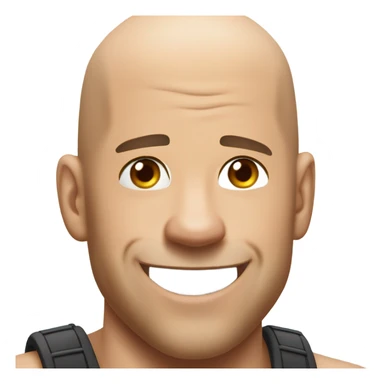Vin Diesel pointing at the camera smiling sticker