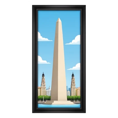 buenos aires obelisc sticker