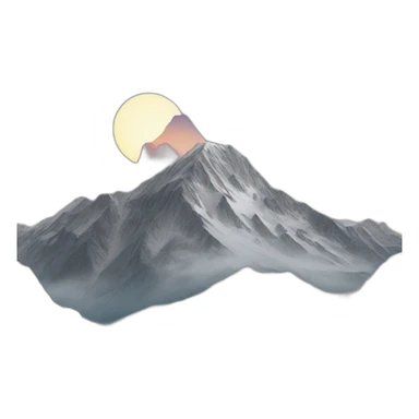 Mountain and camera sticker