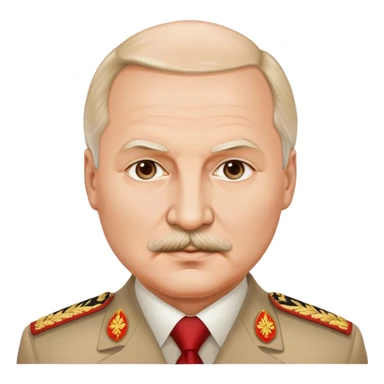 Aleksandr Lukashenko president of Belarus sticker