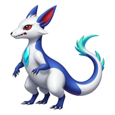 Shiny Vibrant Exotic Colorful Cool Zangoose-Salandit-Absol-fusion sticker