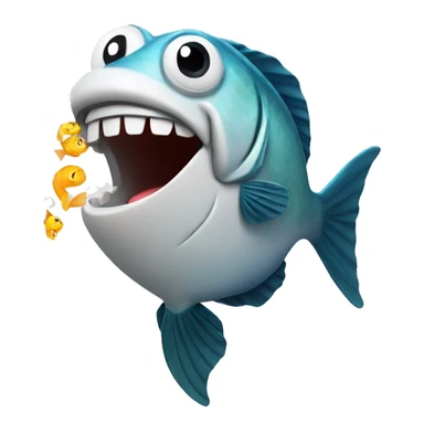 Fish Singing Karaoke sticker