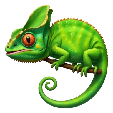 thinking cameleon sticker
