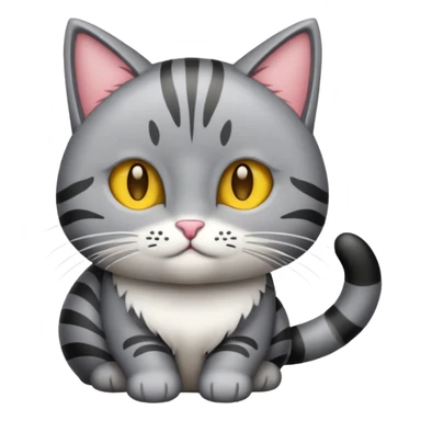 Кошка сфинкс и черный котенок sticker