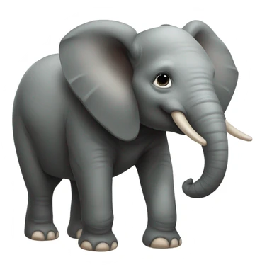 Elephant smaller than ant  sticker