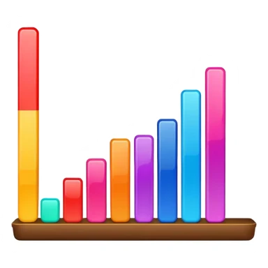 bar chart emoji sticker