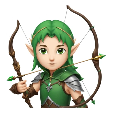 Elf Archer sticker