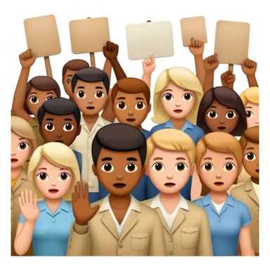 People protesting in the 1960's sticker