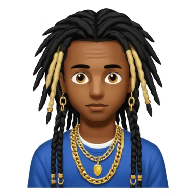 PLAYBOI CARTI WITH LONG DREADS  sticker