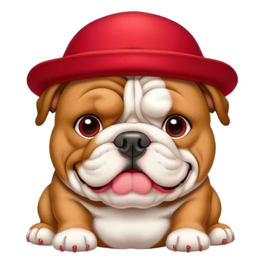 Bulldog with Donald Trump  sticker