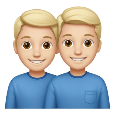 fraternal twins sticker