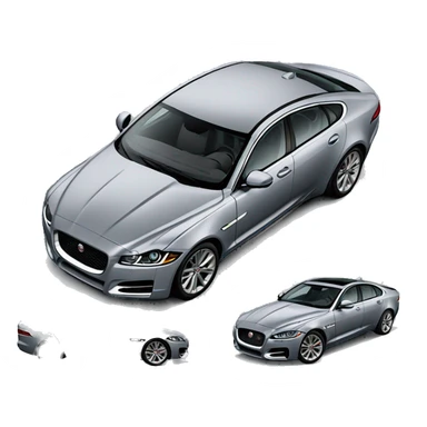 Jaguar XF 2016 Gray sticker