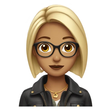 fashion girl sticker