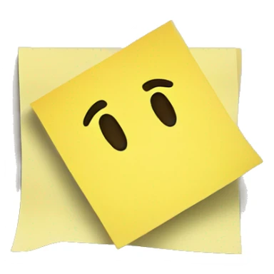 Post it note sticker
