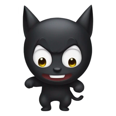 Angry kuromi sticker