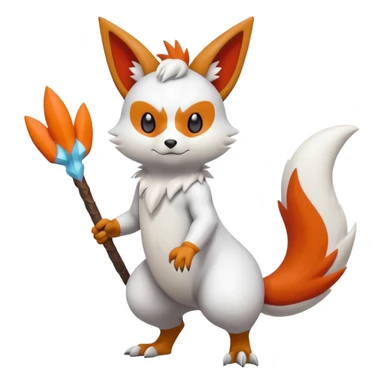 Victini-Buizel-Zangoose-Fakémon-hybrid-creature (full body)  sticker