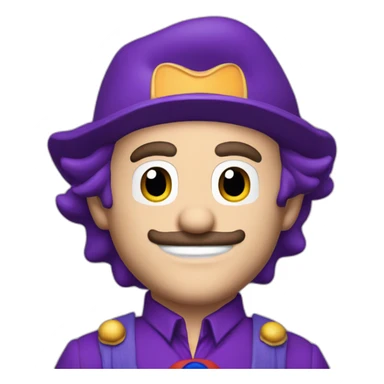 Nintendo mario dress like Joaquin phoenix joker sticker