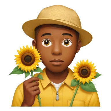 Tyler the creator with sunflower  sticker