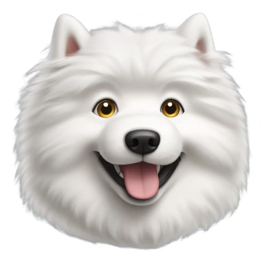 Samoyed dog  sticker