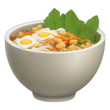 mixed asia bowl sticker