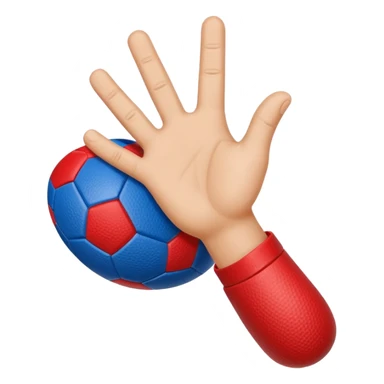 Finger football first in blue (#00A3E0) and red (#F9423A)  sticker