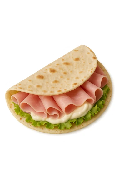 Piadina con Cotto Magro Maionese Light  sticker