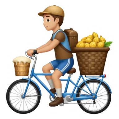 Een beeld van kippen op een bierfiets sticker