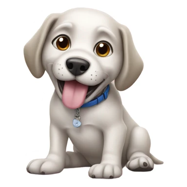 dog with crocs on sticker