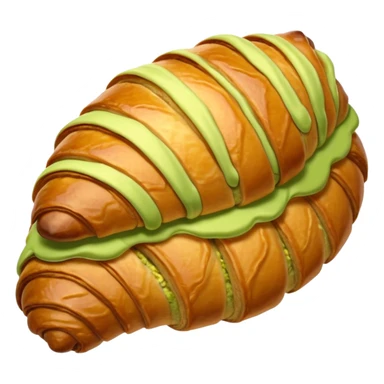 Pistachio croissant  sticker