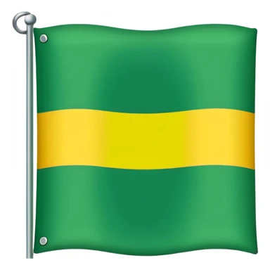 sin caras, una bandera nomal verde sticker