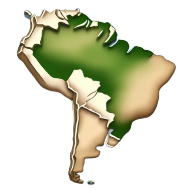 Map south america sticker