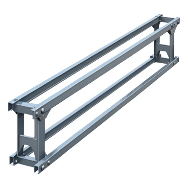 I-beam steel girder for construction sticker