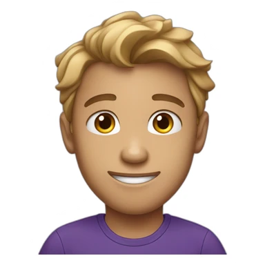 a boy with a soccer t-shirt chatting on viber sticker