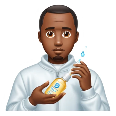 Diddy with baby oil sticker