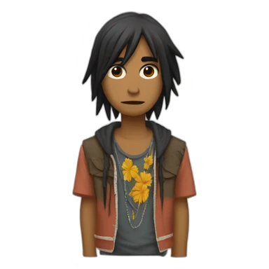 indio bombado emo sticker